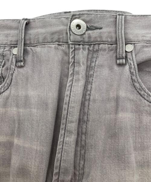 upper hights（アッパーハイツ）upper hights (アッパーハイツ) THE LAZY NIECE ストレートデニムパンツ グレー サイズ:22の古着・服飾アイテム