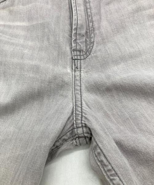 upper hights（アッパーハイツ）upper hights (アッパーハイツ) THE LAZY NIECE ストレートデニムパンツ グレー サイズ:22の古着・服飾アイテム