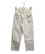 YANUKヤヌーク）の古着「別注 LEA ストレートホワイトデニム」｜アイボリー