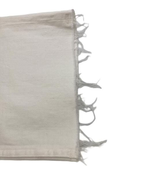 YANUK（ヤヌーク）YANUK (ヤヌーク) 別注 LEA ストレートホワイトデニム アイボリー サイズ:24の古着・服飾アイテム