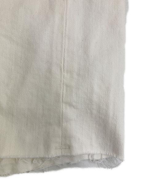 YANUK（ヤヌーク）YANUK (ヤヌーク) スリットロングスカート ホワイト サイズ:XSの古着・服飾アイテム