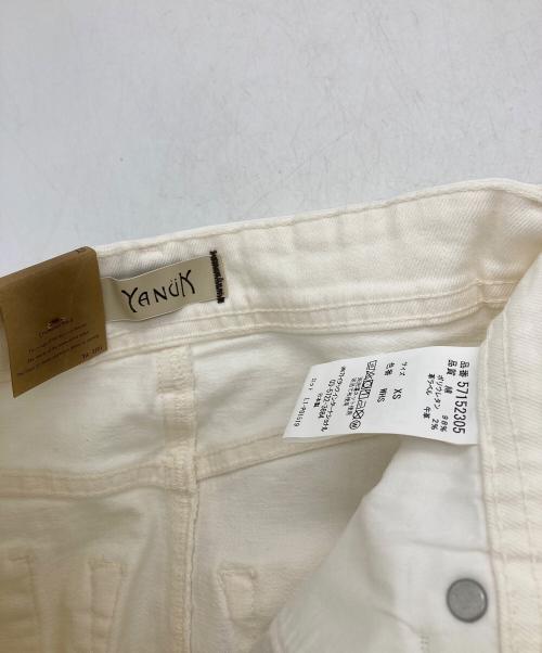 YANUK（ヤヌーク）YANUK (ヤヌーク) スリットロングスカート ホワイト サイズ:XSの古着・服飾アイテム