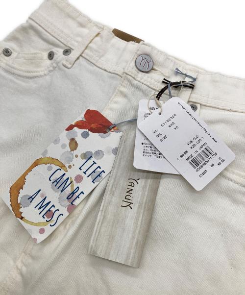 YANUK（ヤヌーク）YANUK (ヤヌーク) スリットロングスカート ホワイト サイズ:XSの古着・服飾アイテム