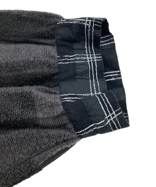 FRAPBOIS（フラボア）FRAPBOIS (フラボア) ソフトチェック ブラウス シャツ ブラック サイズ:1の古着・服飾アイテム