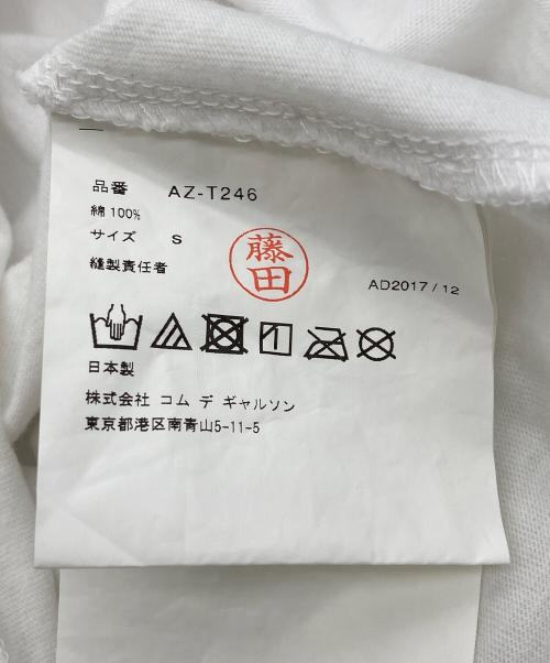 PLAY COMME des GARCONS（プレイコムデギャルソン）PLAY COMME des GARCONS (プレイコムデギャルソン) ハート迷彩カモTシャツ ホワイト サイズ:Sの古着・服飾アイテム