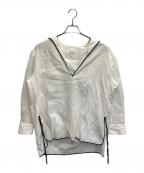 pheetaフィータ）の古着「セーラーカラーブラウス/Lily シャツ」｜ホワイト