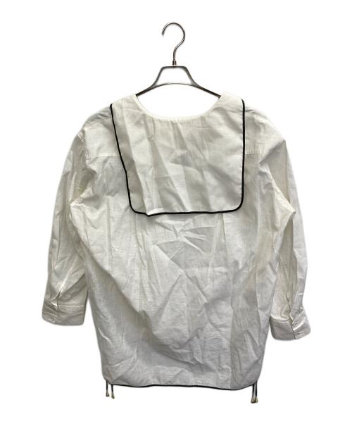pheeta（フィータ）pheeta (フィータ) セーラーカラーブラウス/Lily シャツ ホワイト サイズ:表記無しの古着・服飾アイテム