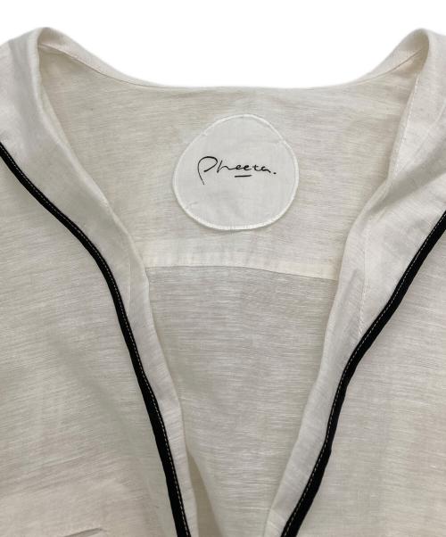 pheeta（フィータ）pheeta (フィータ) セーラーカラーブラウス/Lily シャツ ホワイト サイズ:表記無しの古着・服飾アイテム