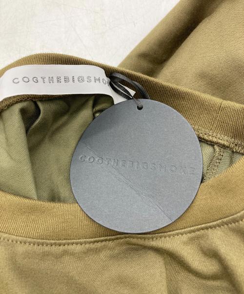 COGTHEBIGSMOKE（コグザビッグスモーク）COGTHEBIGSMOKE (コグザビッグスモーク) JOHANNA DRESS/カットソーワンピース カーキ サイズ:10 未使用品の古着・服飾アイテム