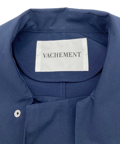 VACHEMENT（ヴァシュモン）VACHEMENT (ヴァシュモン) 別注スタンドネックロングコート ネイビー サイズ:FREEの古着・服飾アイテム