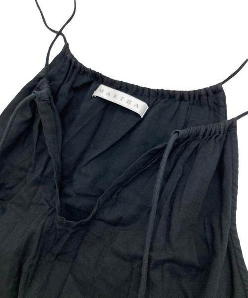 MARIHA（マリハ）MARIHA (マリハ) キャミソールコットンワンピース ブラック サイズ:FREEの古着・服飾アイテム