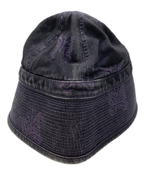 Needles（ニードルズ）Needles (ニードルズ) 刺繍セーラーハット パープル サイズ:Mの古着・服飾アイテム