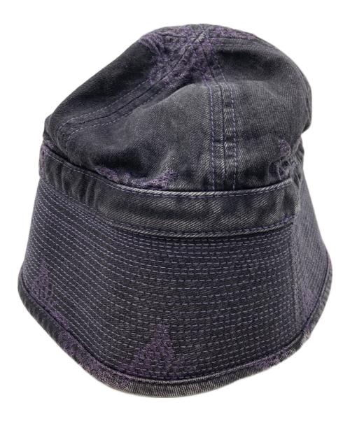 Needles（ニードルズ）Needles (ニードルズ) 刺繍セーラーハット パープル サイズ:Mの古着・服飾アイテム