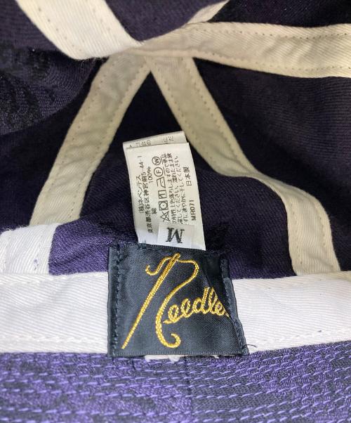 Needles（ニードルズ）Needles (ニードルズ) 刺繍セーラーハット パープル サイズ:Mの古着・服飾アイテム