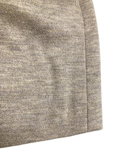 Aquascutum（アクアスキュータム）Aquascutum (アクアスキュータム) ノーカラー ジャージジャケット ベージュ サイズ:10の古着・服飾アイテム