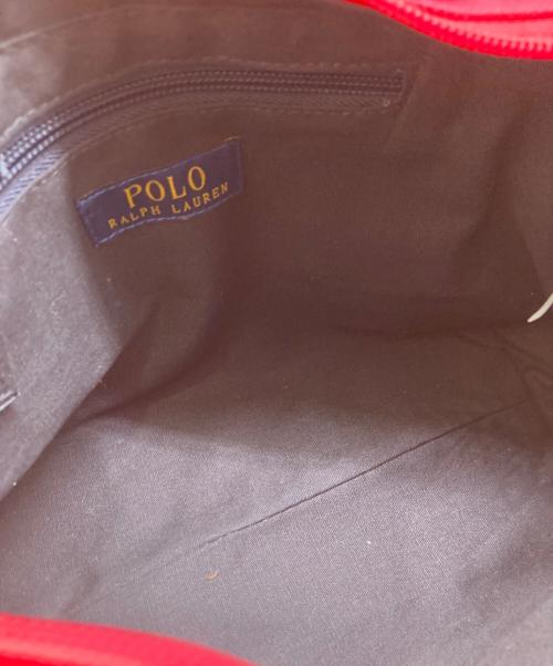 POLO RALPH LAUREN（ポロ・ラルフローレン）POLO RALPH LAUREN (ポロ・ラルフローレン) ハンドバッグ ピンクの古着・服飾アイテム