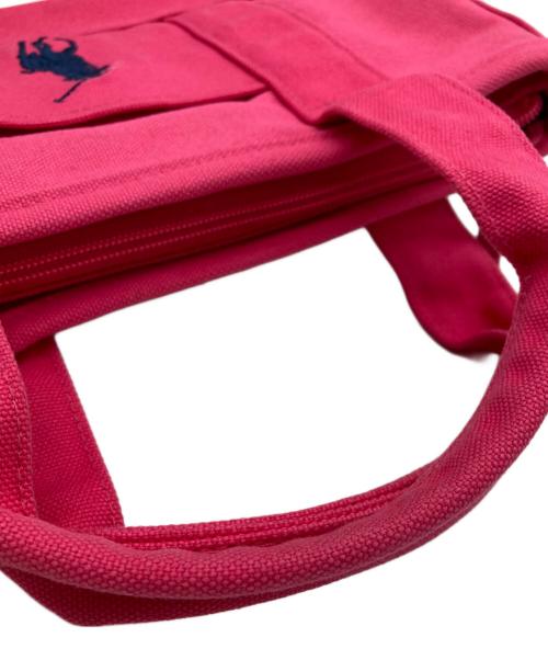 POLO RALPH LAUREN（ポロ・ラルフローレン）POLO RALPH LAUREN (ポロ・ラルフローレン) ハンドバッグ ピンクの古着・服飾アイテム