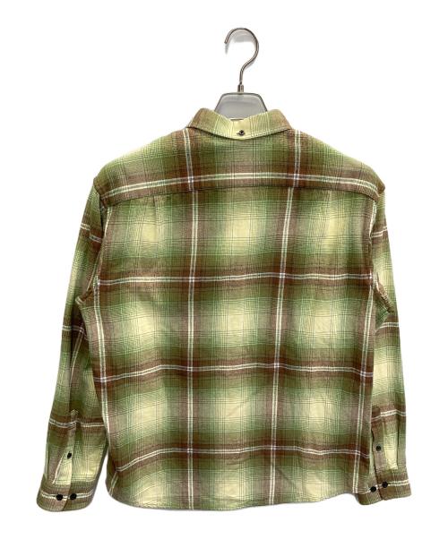 SUPREME（シュプリーム）Supreme (シュプリーム) 23SS Shadow Plaid Flannel Shirt グリーン サイズ:Sの古着・服飾アイテム