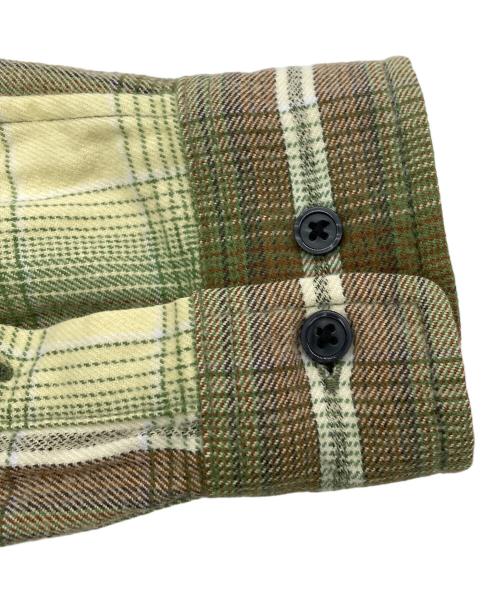 SUPREME（シュプリーム）Supreme (シュプリーム) 23SS Shadow Plaid Flannel Shirt グリーン サイズ:Sの古着・服飾アイテム