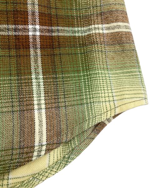 SUPREME（シュプリーム）Supreme (シュプリーム) 23SS Shadow Plaid Flannel Shirt グリーン サイズ:Sの古着・服飾アイテム