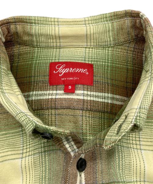SUPREME（シュプリーム）Supreme (シュプリーム) 23SS Shadow Plaid Flannel Shirt グリーン サイズ:Sの古着・服飾アイテム