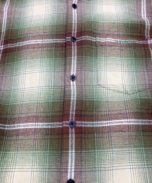 SUPREME（シュプリーム）Supreme (シュプリーム) 23SS Shadow Plaid Flannel Shirt グリーン サイズ:Sの古着・服飾アイテム
