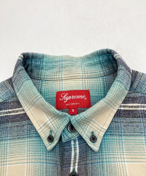 SUPREME（シュプリーム）Supreme (シュプリーム) 23SS Shadow Plaid Flannel Shirt ブルー サイズ:Sの古着・服飾アイテム
