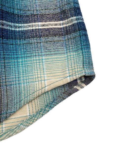 SUPREME（シュプリーム）Supreme (シュプリーム) 23SS Shadow Plaid Flannel Shirt ブルー サイズ:Sの古着・服飾アイテム