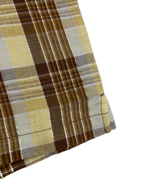 SUPREME（シュプリーム）Supreme (シュプリーム) 23SS Metallic Plaid S/S Shirt ゴールド サイズ:Sの古着・服飾アイテム