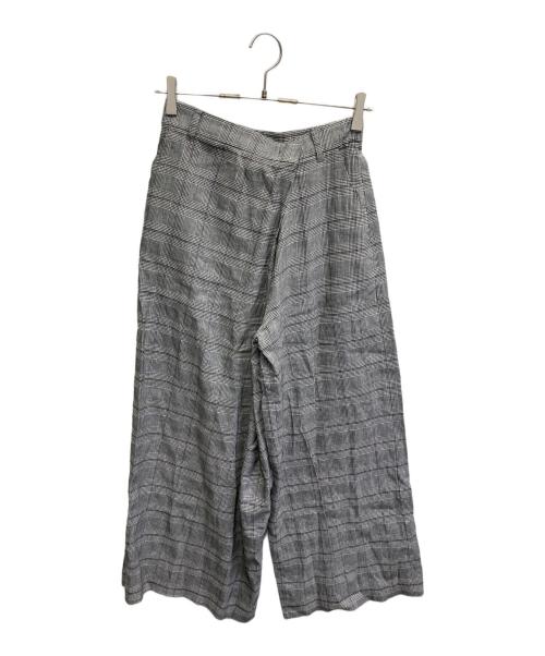 自由区（ジユウク）自由区 (ジユウク) MANTECO ERETICO ラップ風 ワイドパンツ グレー サイズ:32の古着・服飾アイテム