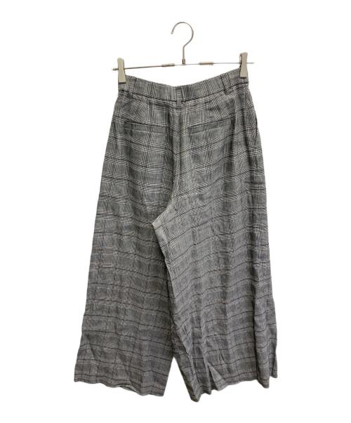 自由区（ジユウク）自由区 (ジユウク) MANTECO ERETICO ラップ風 ワイドパンツ グレー サイズ:32の古着・服飾アイテム