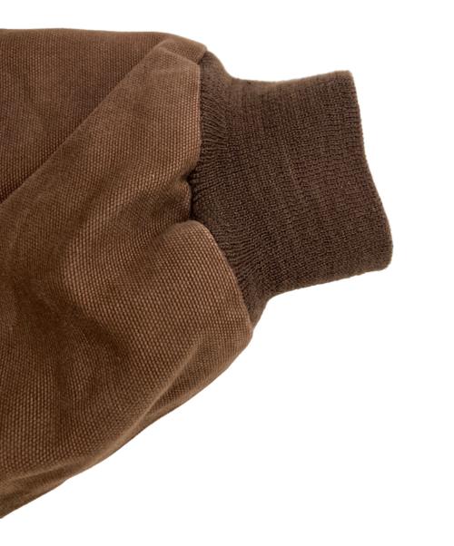 Wrangler（ラングラー）Wrangler (ラングラー) 裏チェック フーデットダックアクティブジャケット ブラウン サイズ:XSの古着・服飾アイテム