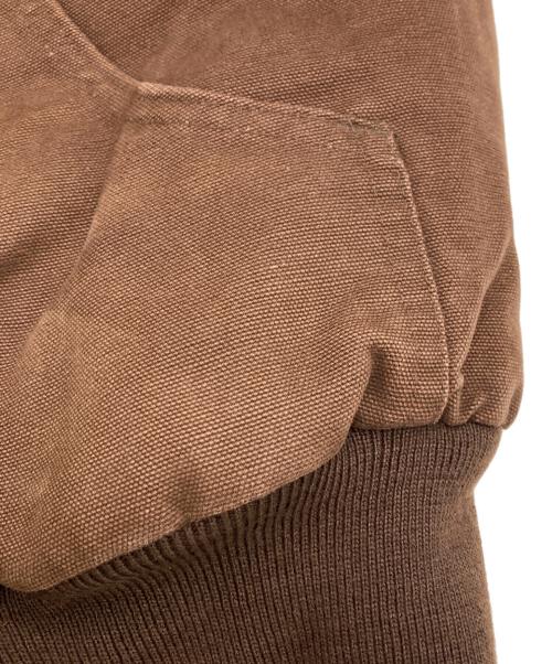 Wrangler（ラングラー）Wrangler (ラングラー) 裏チェック フーデットダックアクティブジャケット ブラウン サイズ:XSの古着・服飾アイテム