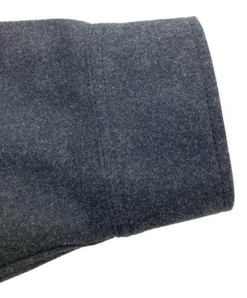 PLST（プラステ）PLST (プラステ) プレシャスニットメルトンシャツブルゾン グレー サイズ:Lの古着・服飾アイテム