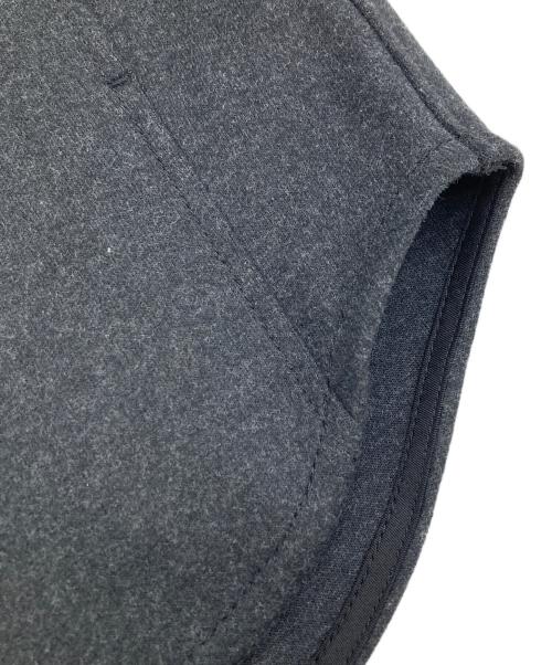 PLST（プラステ）PLST (プラステ) プレシャスニットメルトンシャツブルゾン グレー サイズ:Lの古着・服飾アイテム