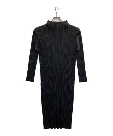 専用、美品 PLEATS PLEASE FLUFFYワンピース、ジレ　ブラック3 中古・古着通販】PLEATS PLEASE (プリーツプリーズ) プリーツロング