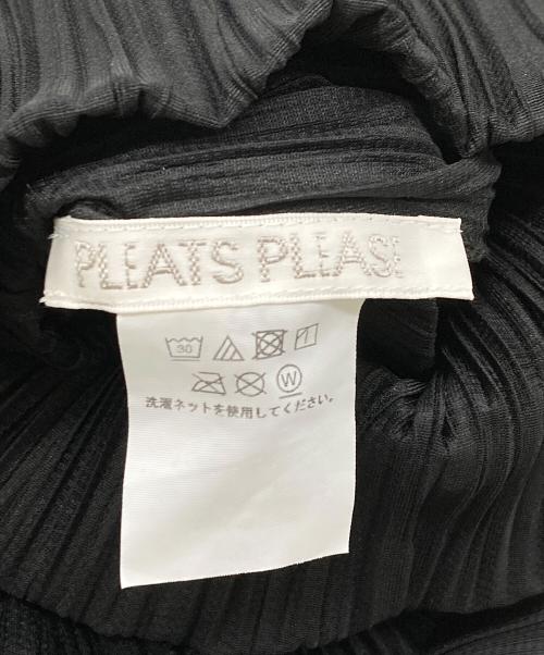 PLEATS PLEASE（プリーツプリーズ）PLEATS PLEASE (プリーツプリーズ) プリーツロングスリーブワンピース ブラック サイズ:3の古着・服飾アイテム