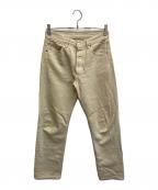 LEVI'Sリーバイス）の古着「90s 501デニムパンツ【USA製】」｜アイボリー