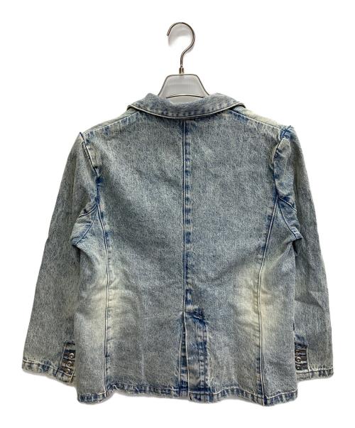rienda（リエンダ）rienda (リエンダ) テーラーカラーデニムジャケット インディゴ サイズ:Sの古着・服飾アイテム