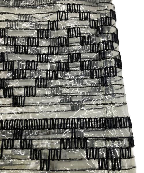 COMME des GARCONS NOIR（コムデギャルソン ノワール）COMME des GARCONS NOIR (コムデギャルソン ノワール) チューブ装飾ビニールスカート ブラック サイズ:Sの古着・服飾アイテム