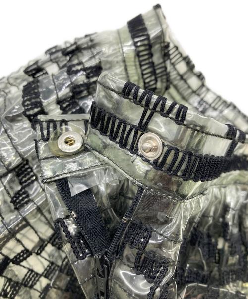 COMME des GARCONS NOIR（コムデギャルソン ノワール）COMME des GARCONS NOIR (コムデギャルソン ノワール) チューブ装飾ビニールスカート ブラック サイズ:Sの古着・服飾アイテム