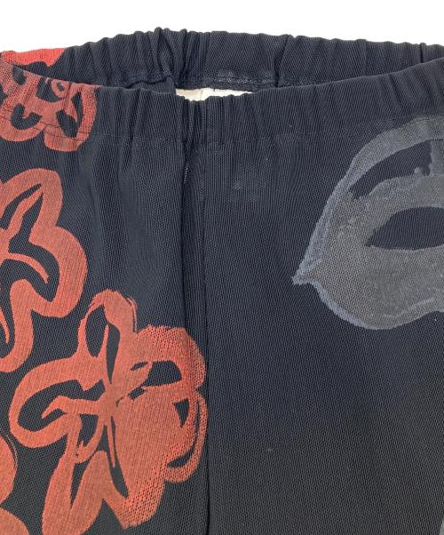 COMME des GARCONS（コムデギャルソン）COMME des GARCONS (コムデギャルソン) AD2000 総柄パワーネットイージーパンツ ブラック サイズ:FREEの古着・服飾アイテム