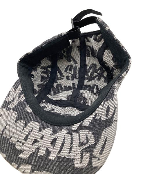SUPREME（シュプリーム）Supreme (シュプリーム) Fat Tip Jacquard Denim Camp Cap グレー サイズ:FREEの古着・服飾アイテム