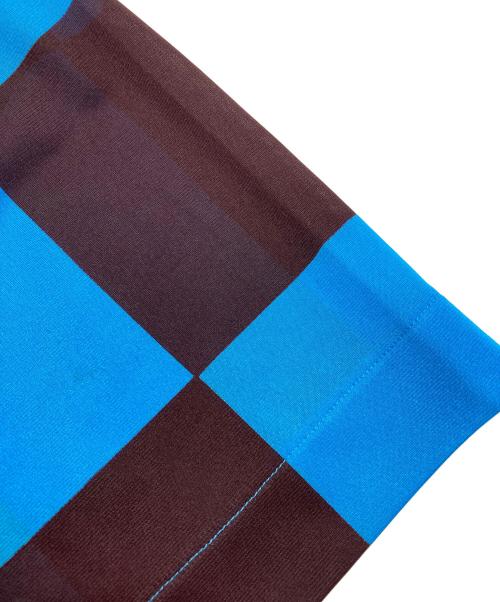 COMME des GARCONS HOMME PLUS（コムデギャルソンオムプリュス）COMME des GARCONS HOMME PLUS (コムデギャルソンオムプリュス) ブロックチェックシャツ【AD2001】 ブルー×イエロー サイズ:Mの古着・服飾アイテム