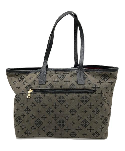 russet（ラシット）russet (ラシット) モノグラム トートバッグ オリーブの古着・服飾アイテム