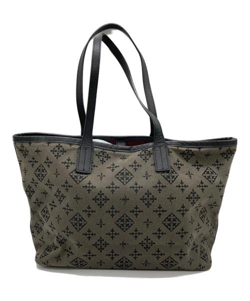 russet（ラシット）russet (ラシット) モノグラム トートバッグ オリーブの古着・服飾アイテム