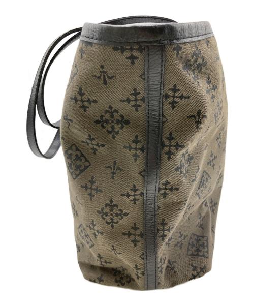 russet（ラシット）russet (ラシット) モノグラム トートバッグ オリーブの古着・服飾アイテム