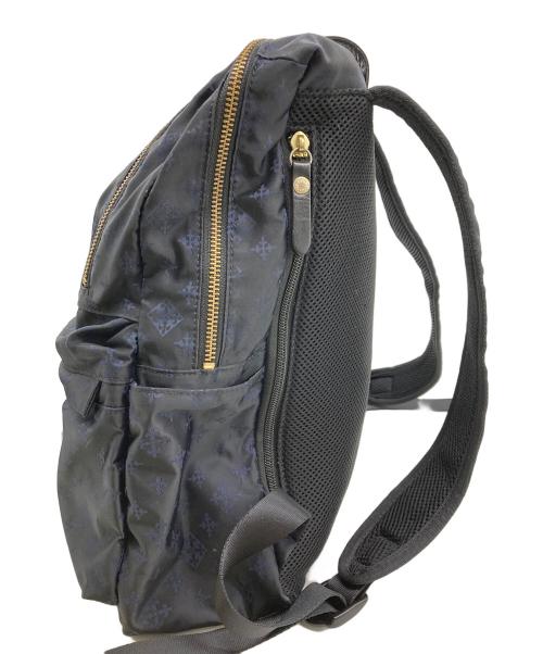 russet（ラシット）russet (ラシット) モノグラムデイバック ネイビーの古着・服飾アイテム