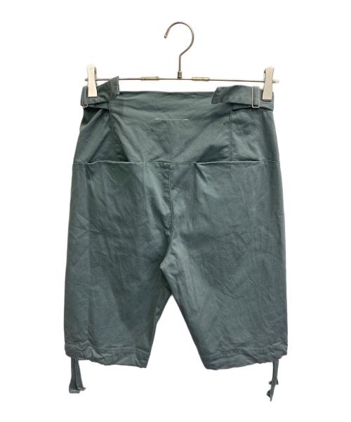 MM6 Maison Margiela（エムエムシックスメゾンマルジェラ）MM6 Maison Margiela (エムエムシックスメゾンマルジェラ) ドローコードハーフパンツ グレー サイズ:38の古着・服飾アイテム