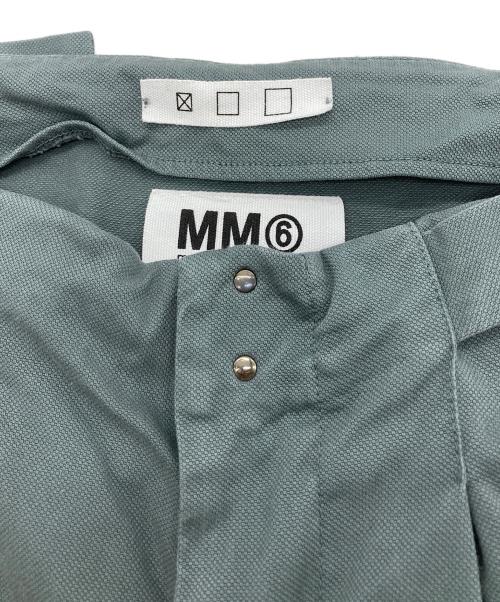 MM6 Maison Margiela（エムエムシックスメゾンマルジェラ）MM6 Maison Margiela (エムエムシックスメゾンマルジェラ) ドローコードハーフパンツ グレー サイズ:38の古着・服飾アイテム